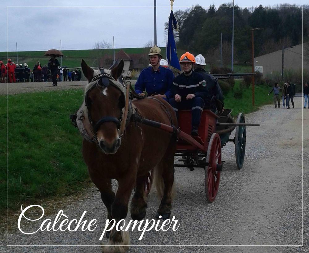 calèche pompier