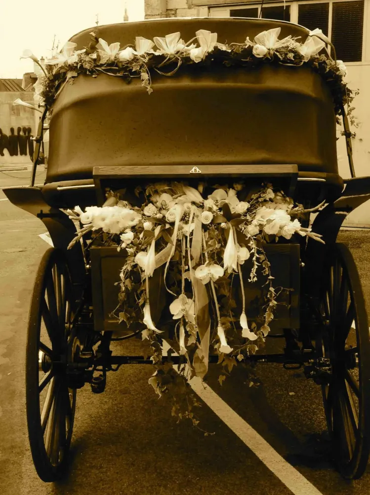 Mariage calèche à Brevans