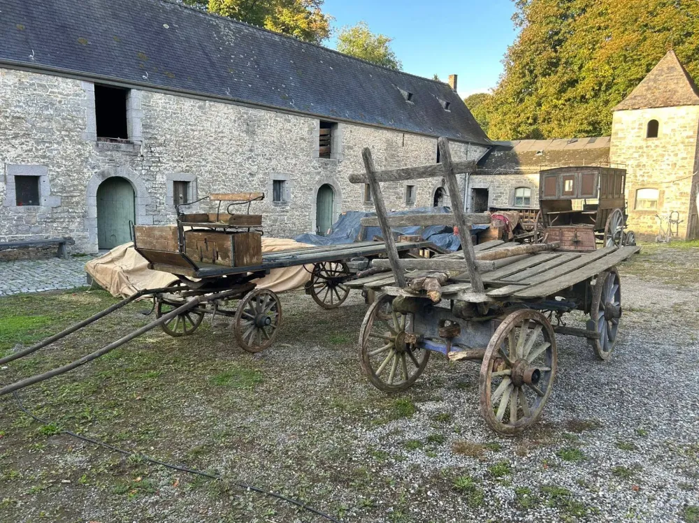Calèche pour film à Brevans